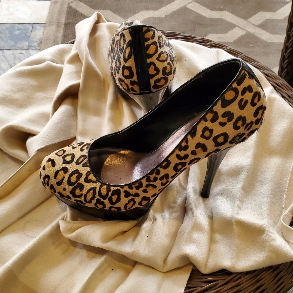 Leopard 8 1/2 Bakers Heels